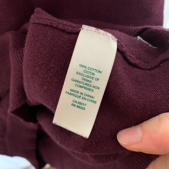Burgundy Roots Preppy Sweater - Picture 5 of 5